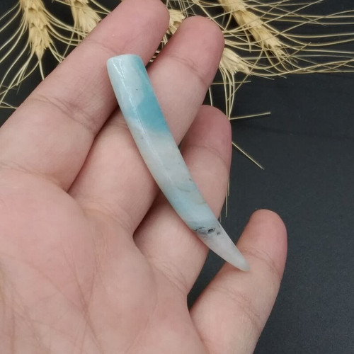 نگین فوق العاده زیبا و بسیار زیبای آمازونیت اصل معدنی کد 8432