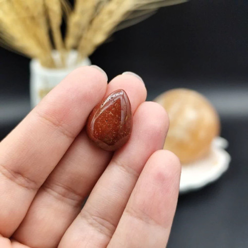 نگین جاسپر قرمز اصل معدنی کد 9259