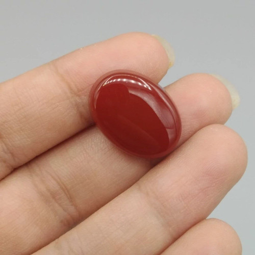 نگین عقیق سرخ خراسان اصل معدنی کد 8026