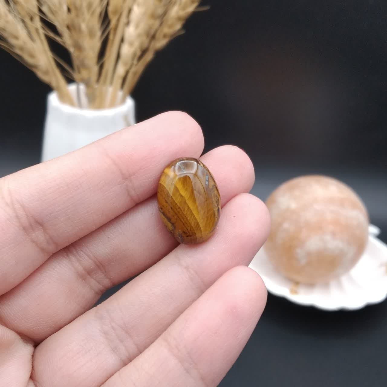 نگین چشم ببر اصل معدنی کد 8755
