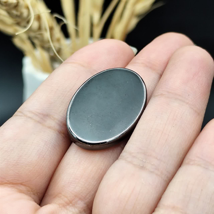 نگین حدید صینی اصل معدنی مزین به دعای آیت الکرسی کد 9823