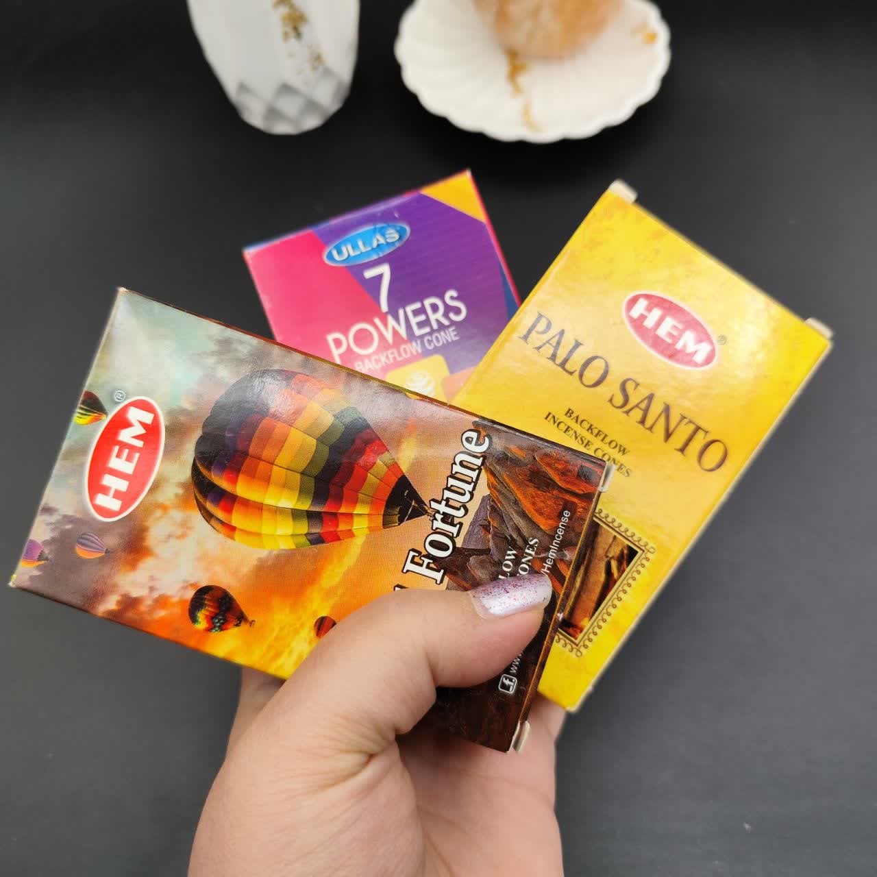 پک عود آبشاری رایحه هفت چاکرا ، پالوسانتو و فورچون عود شانس  (3 بسته ده عددی)