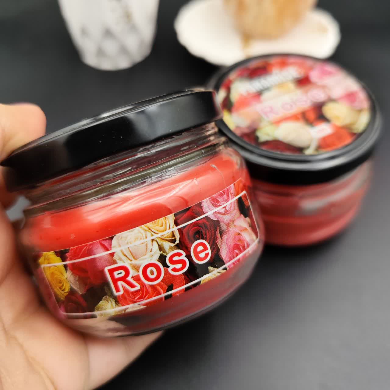 جفت شمع رز ویژه عشق  (2 عدد شمع 30 ساعت سوخت)