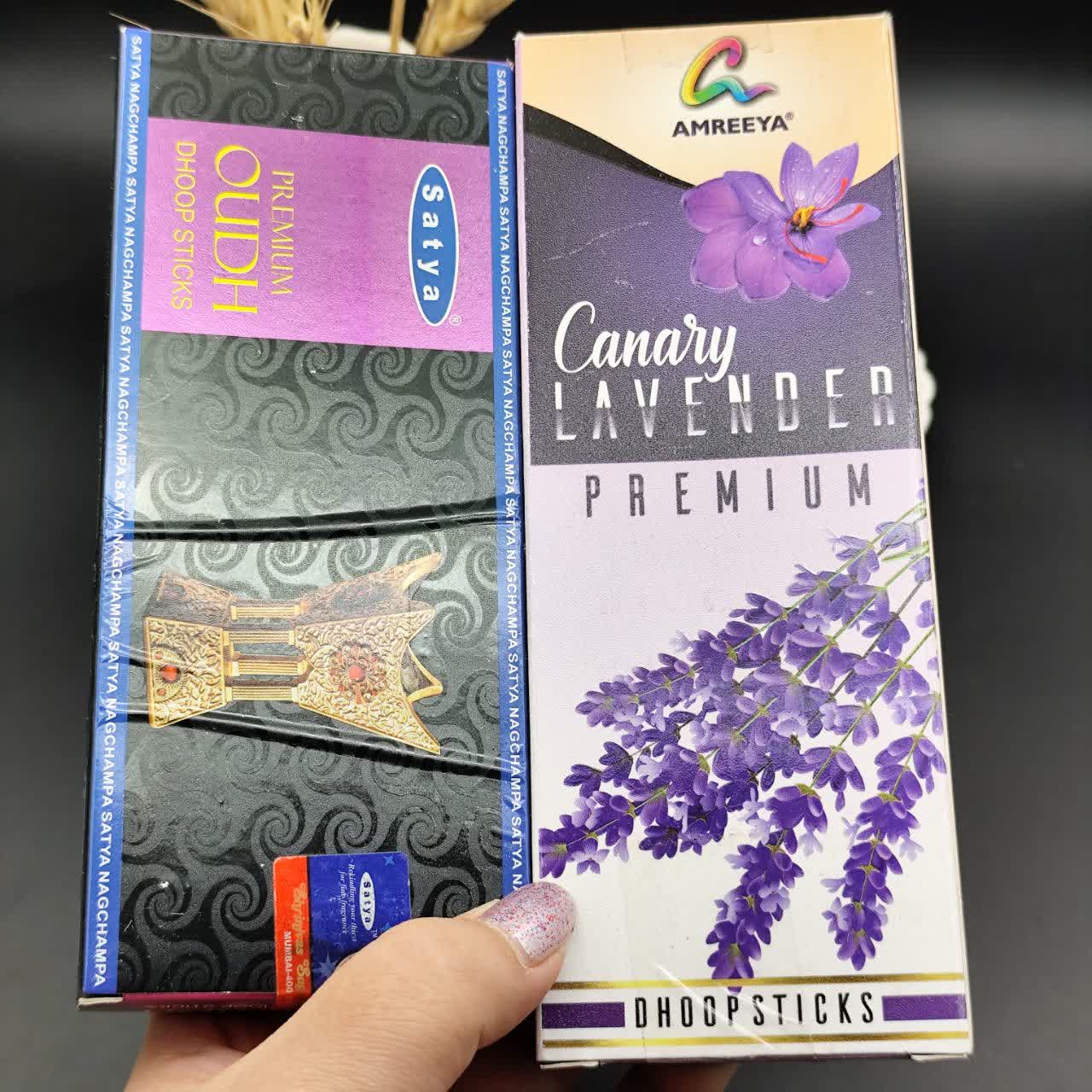 پک دوپ عود سیگاری با رایحه لوندر و عوده به همراه پایه نگهدارنده ( آرامش و عشق )