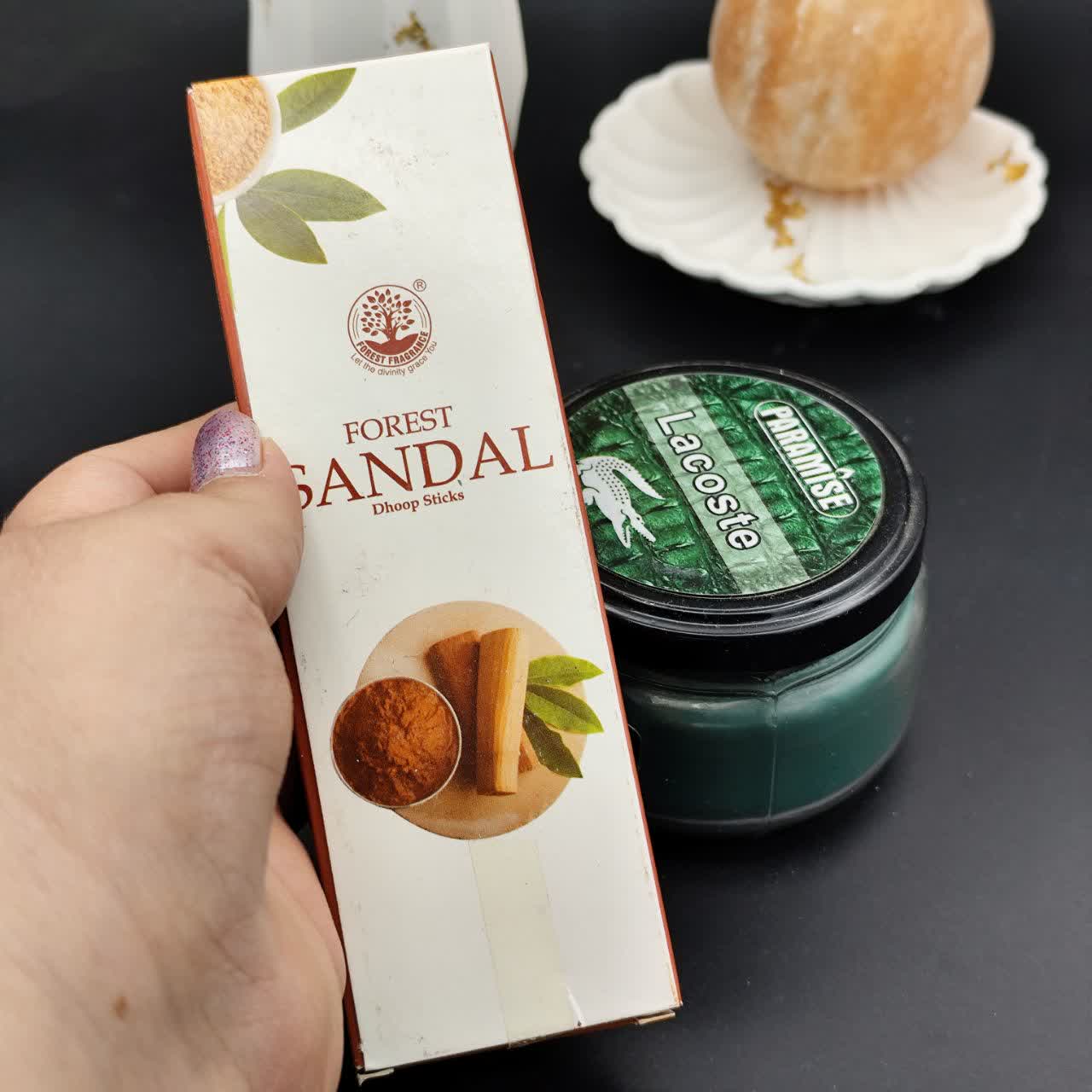 پک دوپ عود سیگاری با رایحه صندل و شمع 30 ساعت سوخت با رایحه لاگوست