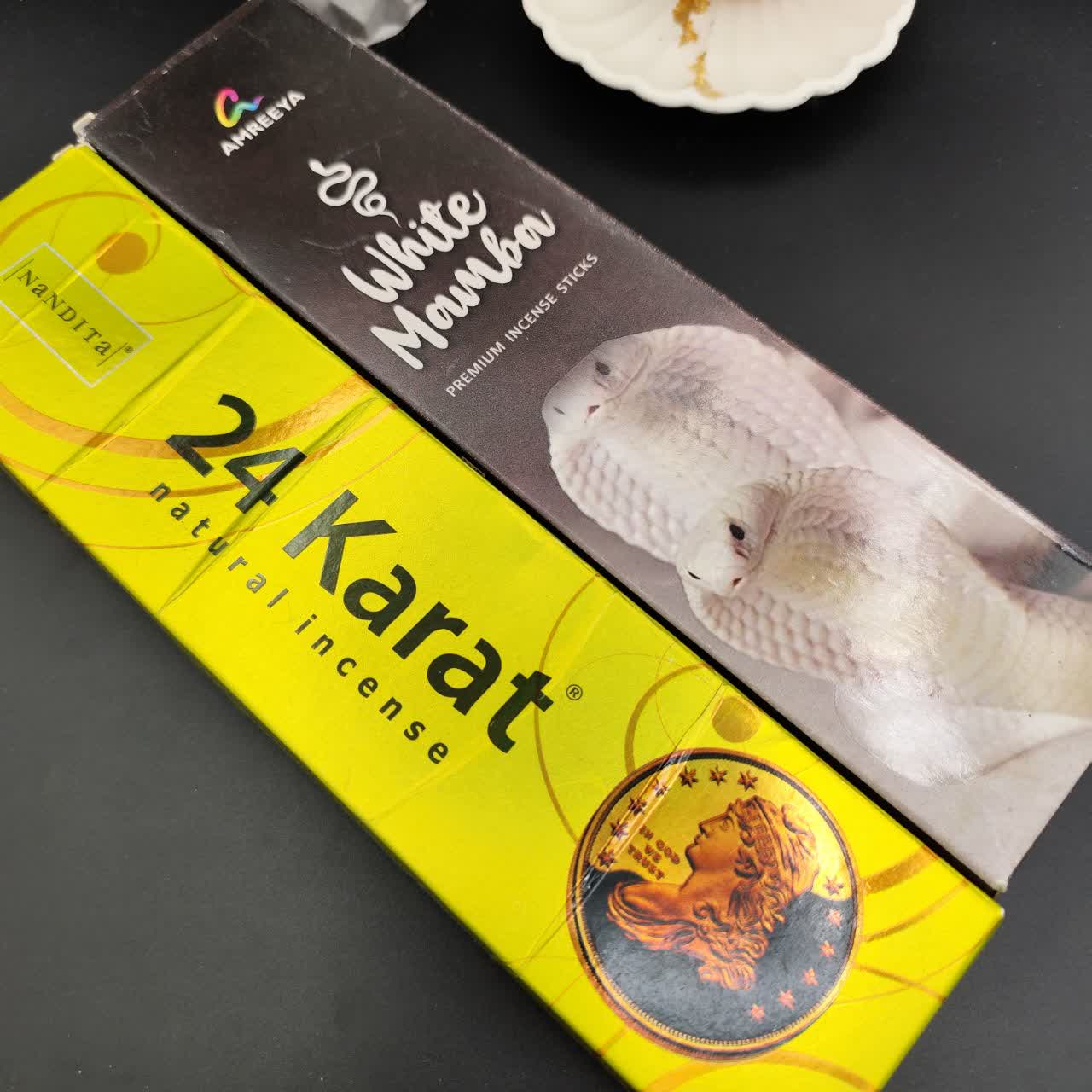 پک عود شاخه ای 24 کارات ( ثروت ) و وایت مامبا