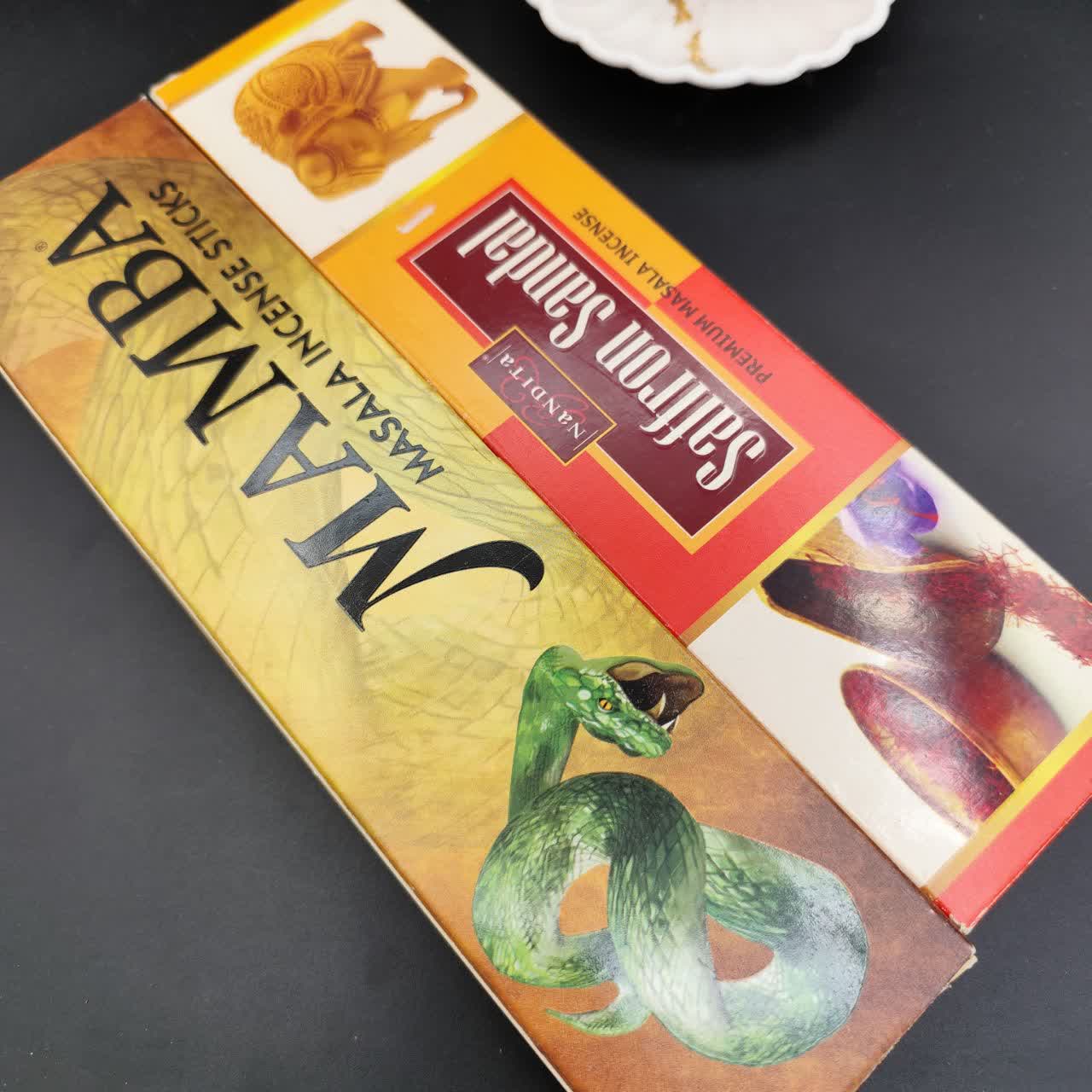 پک عود شاخه ای صندل زعفران ( ثروت ) و مامبا