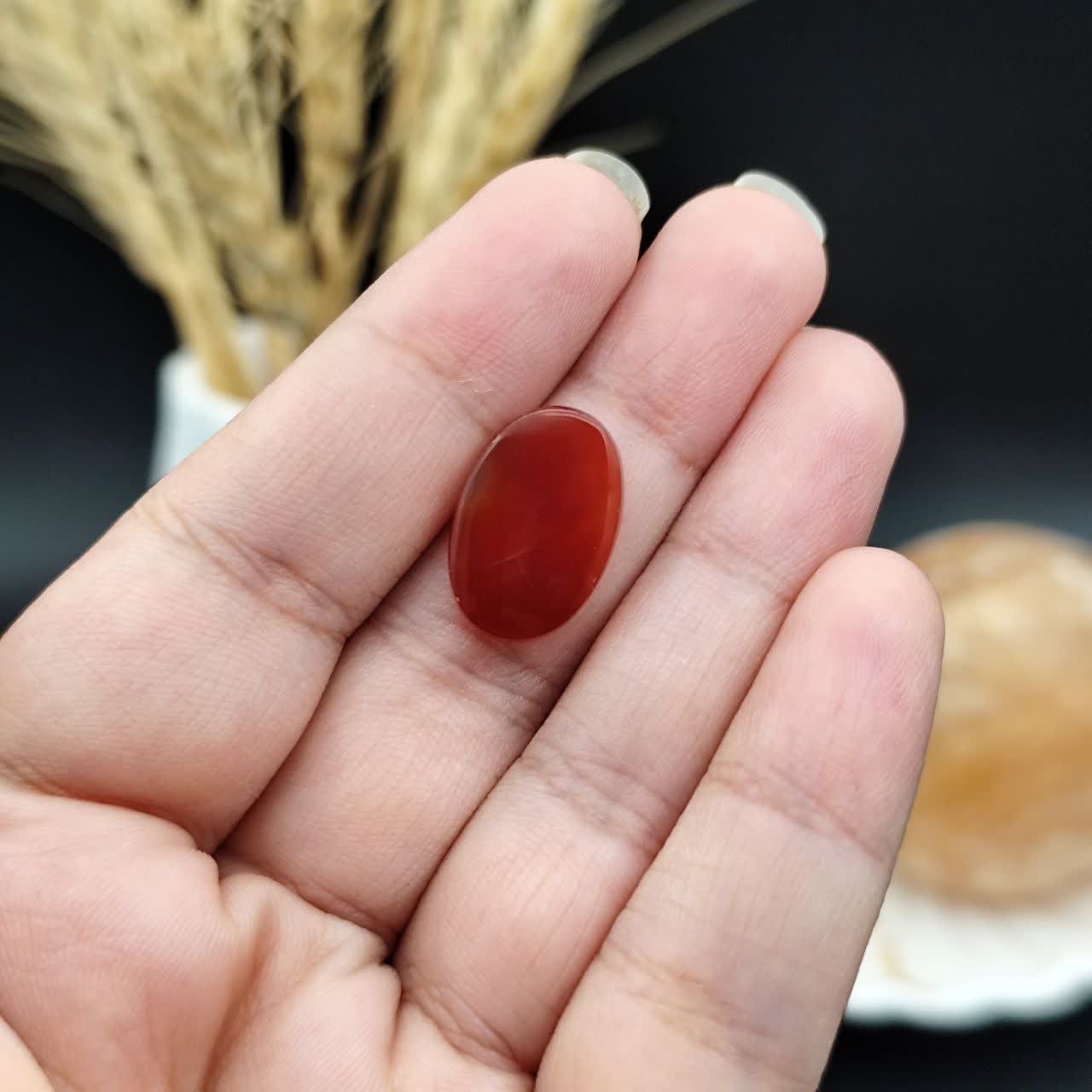 نگین عقیق سرخ خراسان اصل طبیعی کد 9560