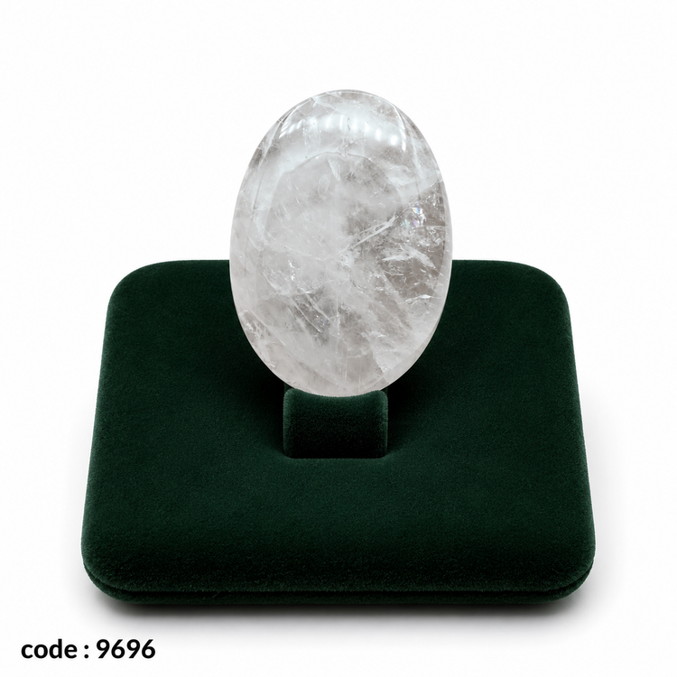 نگین کوارتز کریستال اصل طبیعی کد 9696