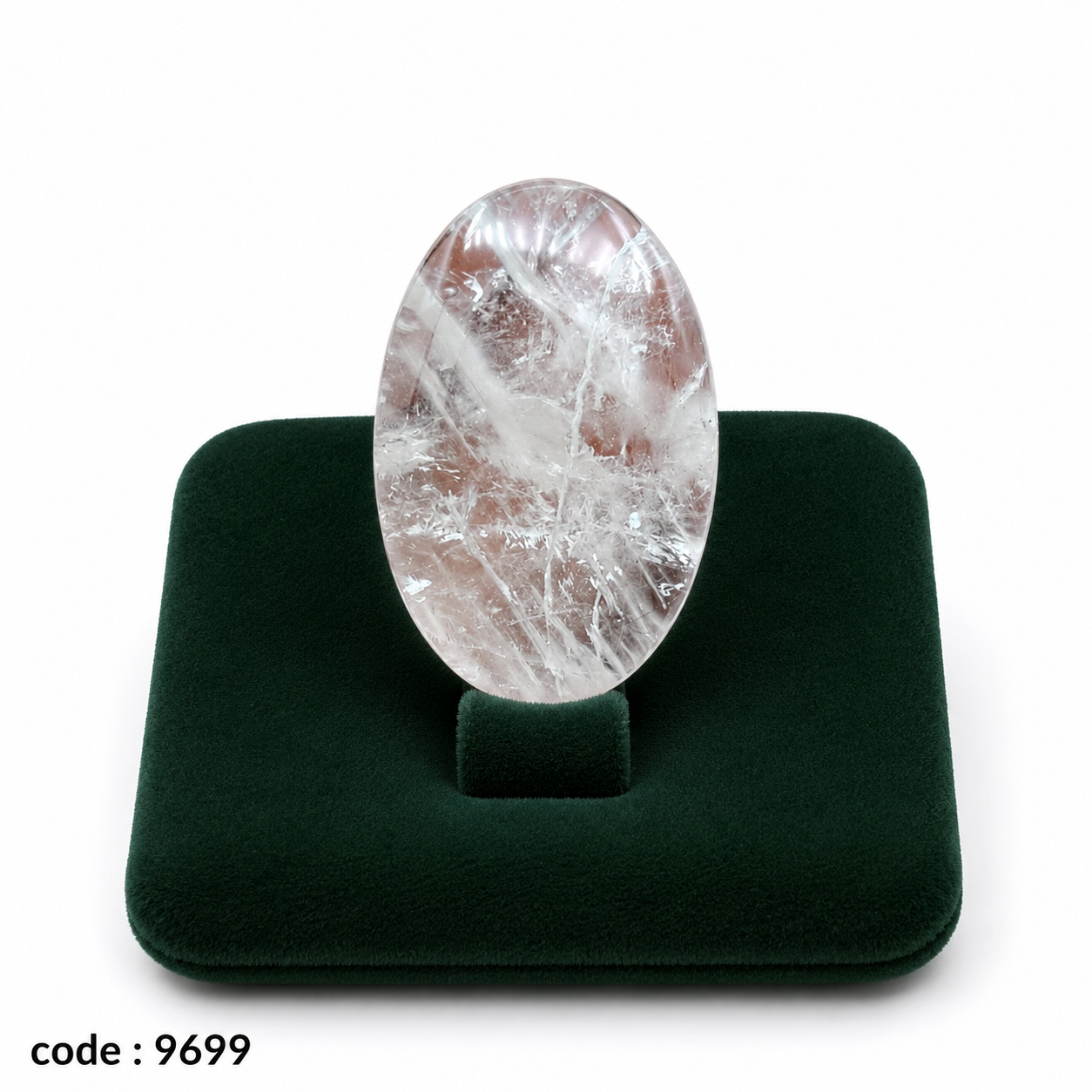 نگین کوارتز کریستال اصل طبیعی کد 9699