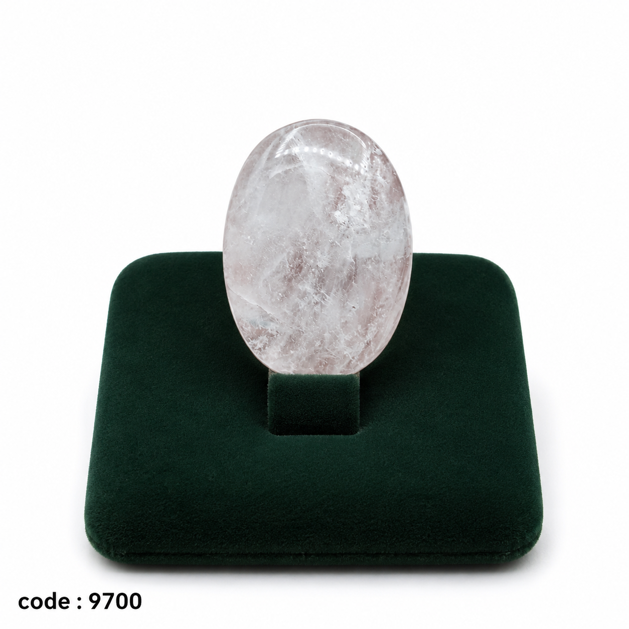نگین کوارتز کریستال اصل طبیعی کد 9700