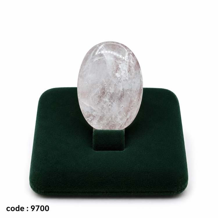 نگین کوارتز کریستال اصل طبیعی کد 9700