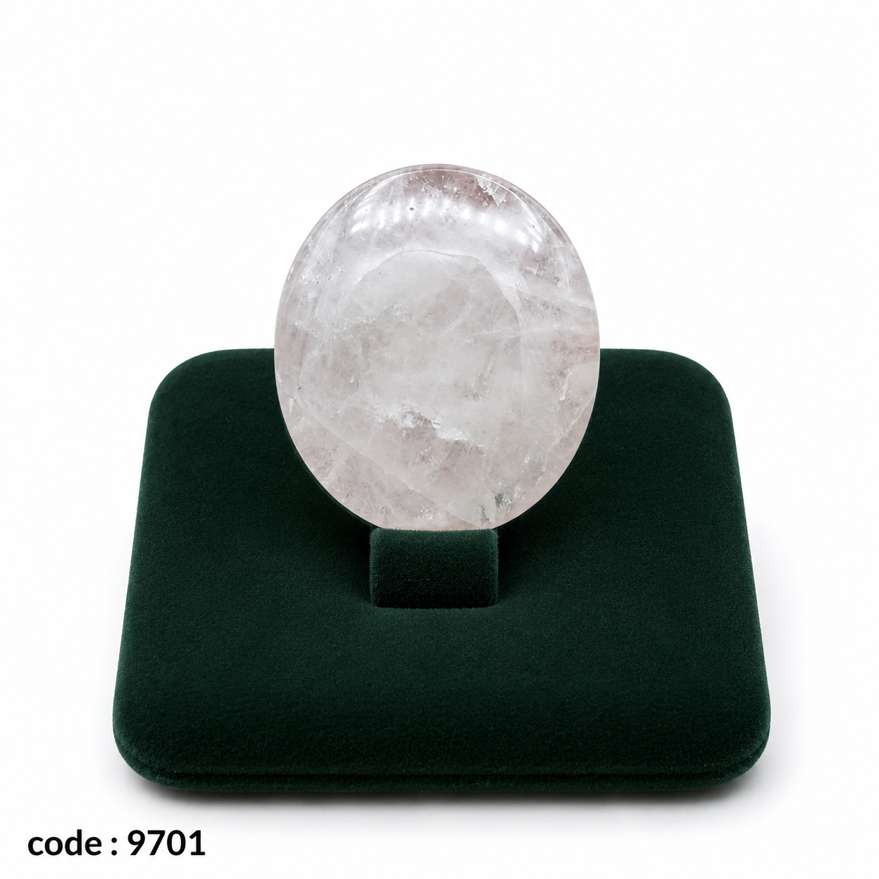 نگین کوارتز کریستال اصل طبیعی کد 9701