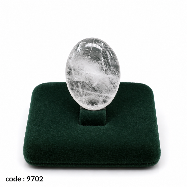 نگین کوارتز کریستال اصل طبیعی کد 9702