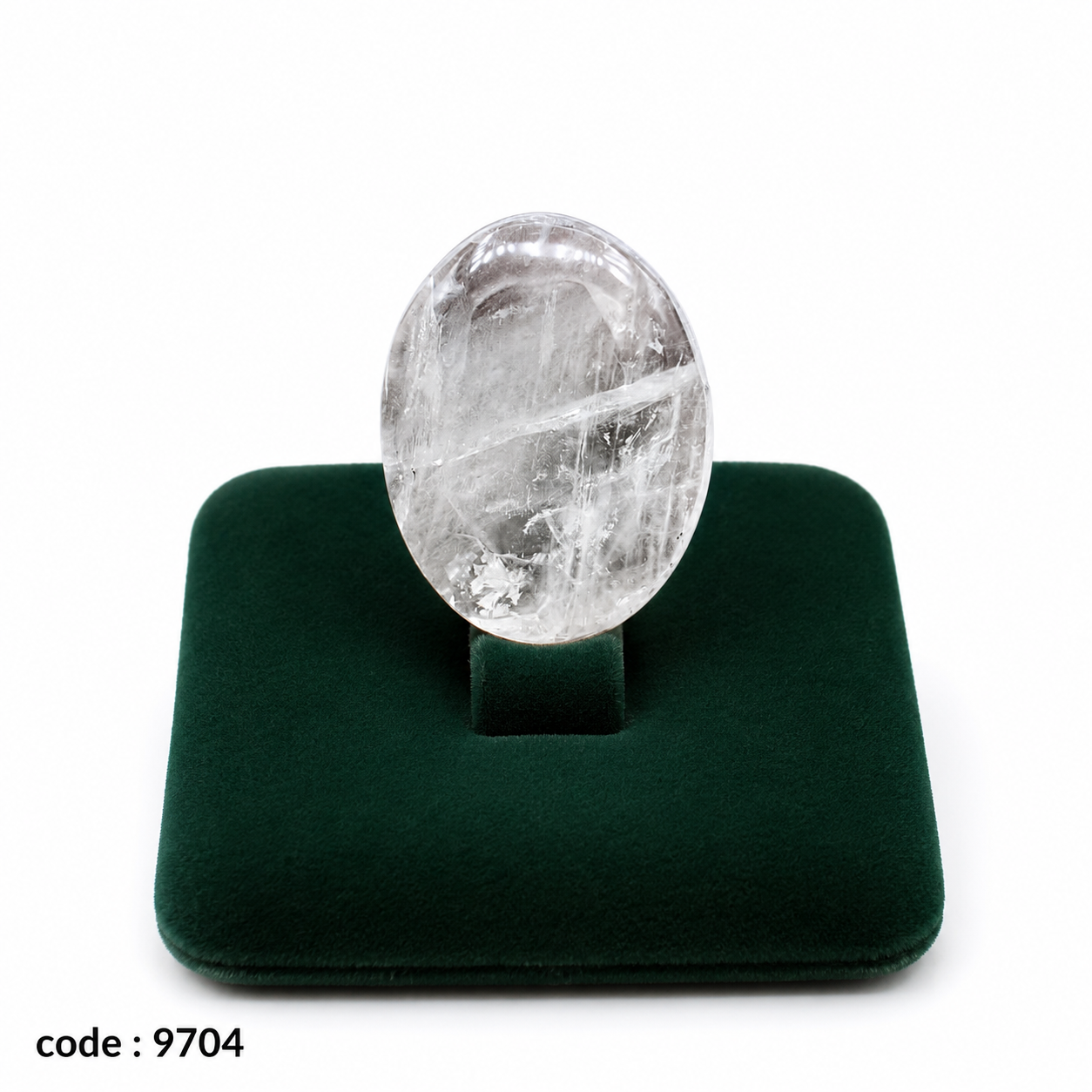 نگین کوارتز کریستال اصل طبیعی کد 9704