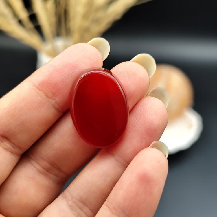 نگین عقیق سرخ خراسان اصل معدنی کد 10030