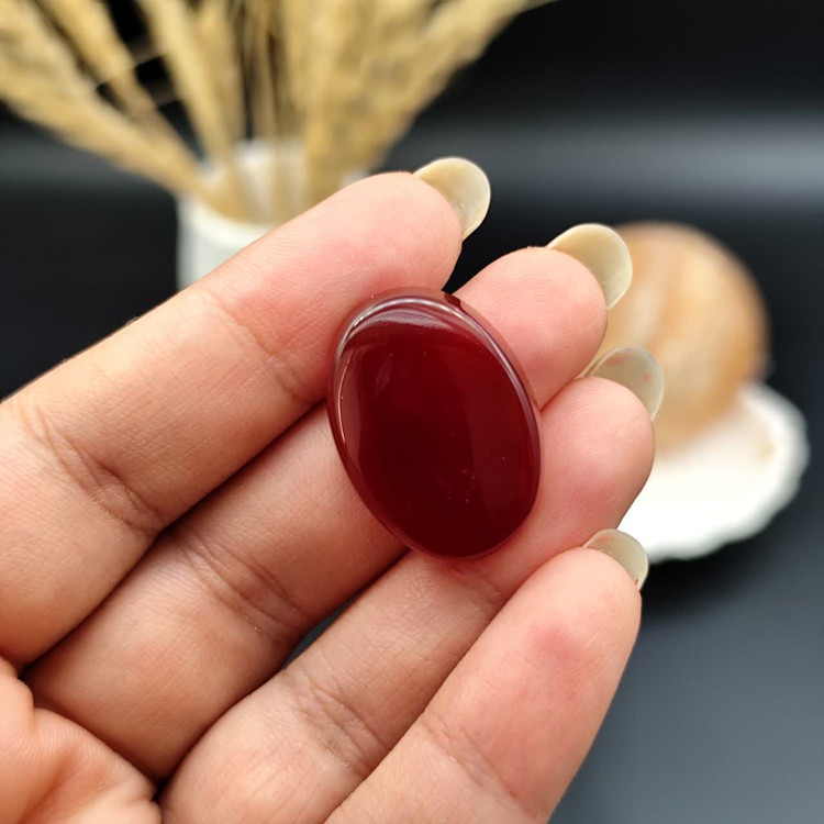 نگین عقیق سرخ خراسان اصل معدنی کد 10031