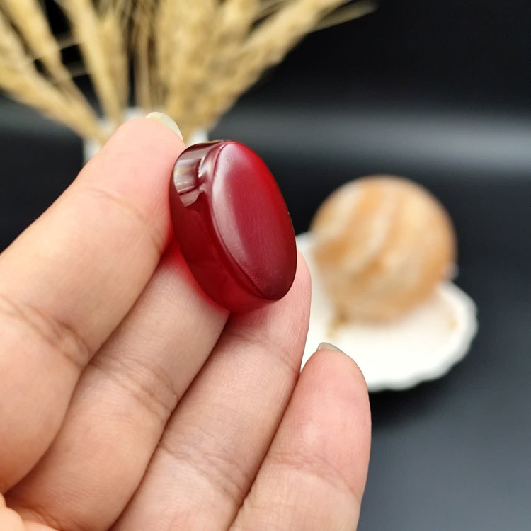 نگین عقیق سرخ خراسان اصل معدنی کد 10553