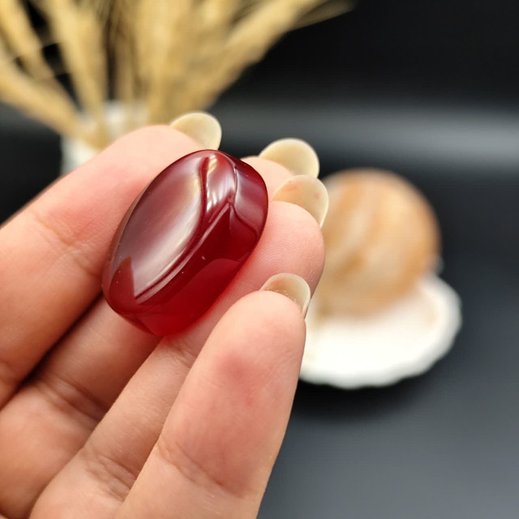 نگین عقیق سرخ خراسان اصل معدنی کد 10553