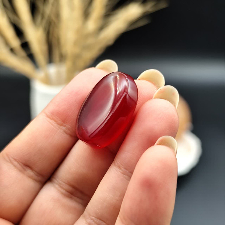 نگین عقیق سرخ خراسان اصل معدنی کد 10558