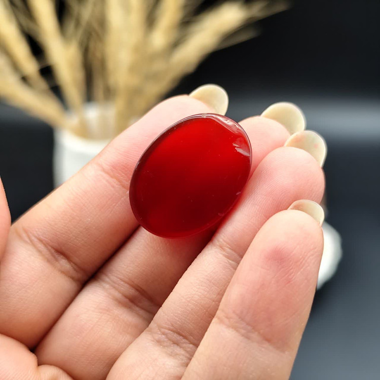 نگین عقیق سرخ خراسان اصل معدنی کد 10558