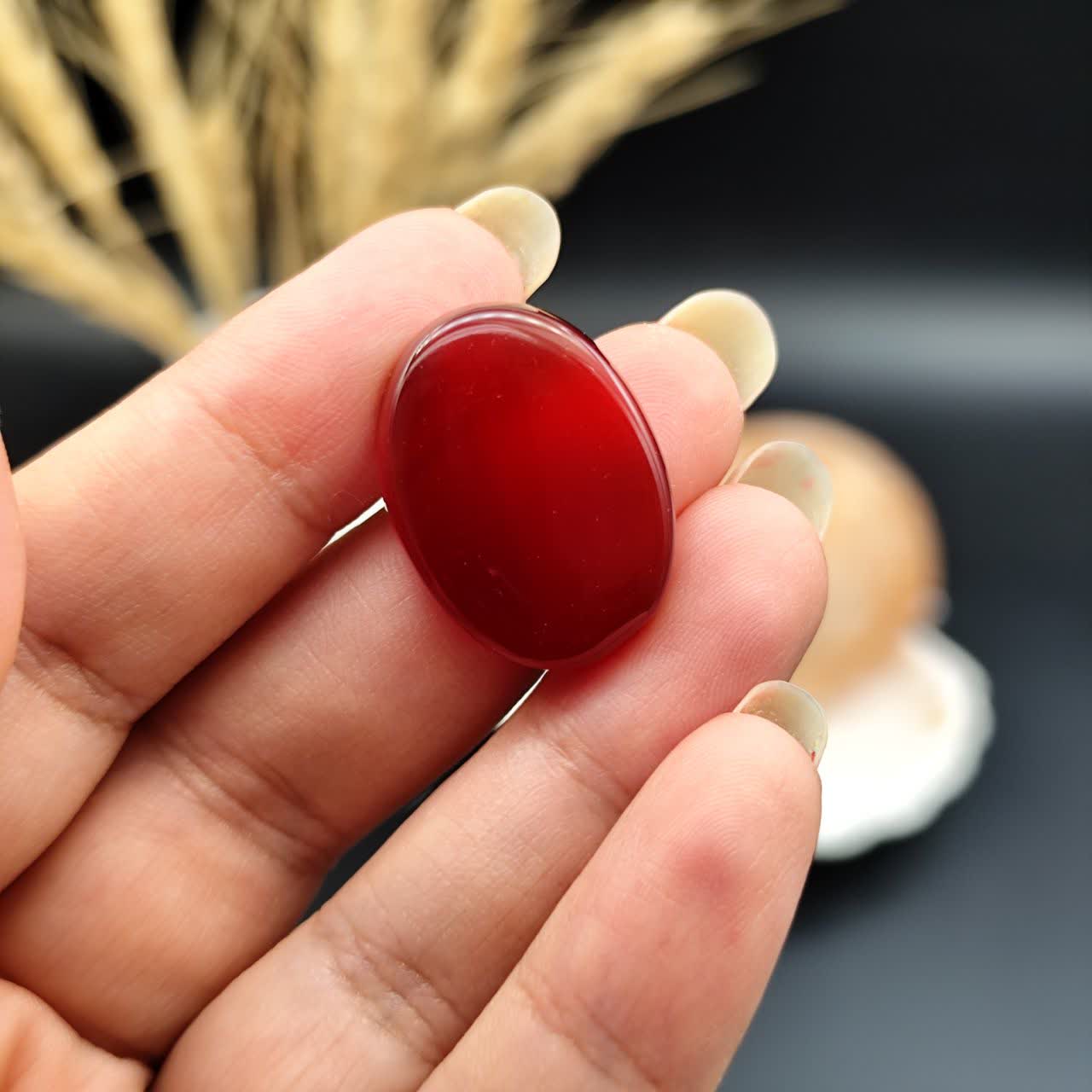 نگین عقیق سرخ خراسان اصل معدنی کد 10558