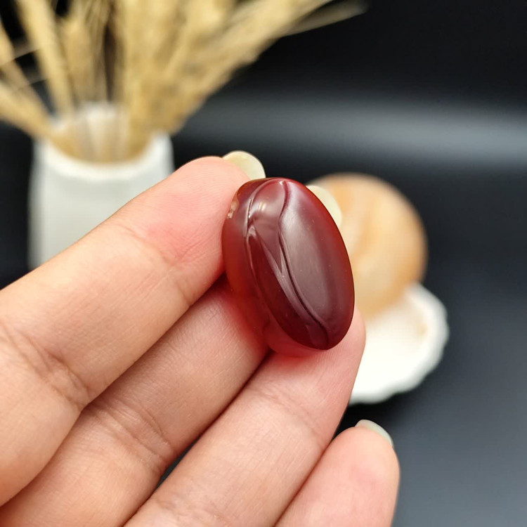 نگین عقیق سرخ خراسان اصل معدنی کد 10559