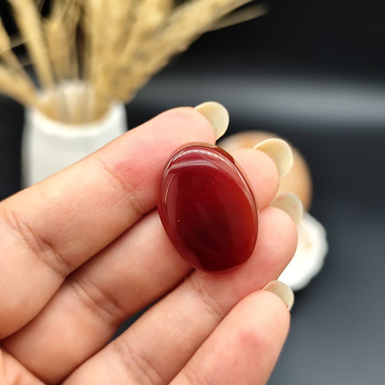 نگین عقیق سرخ خراسان اصل معدنی کد 10559