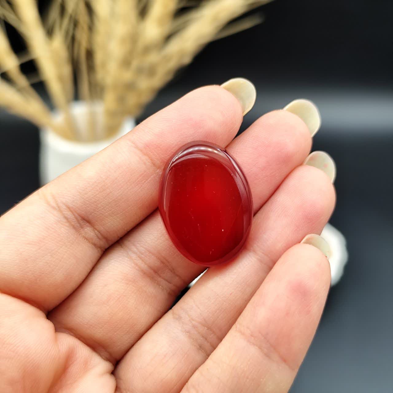 نگین عقیق سرخ خراسان اصل معدنی کد 10560