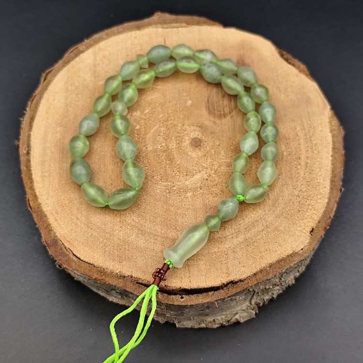 تسبیح شاه مقصود افغان 33 دانه اصل معدنی کد 10660